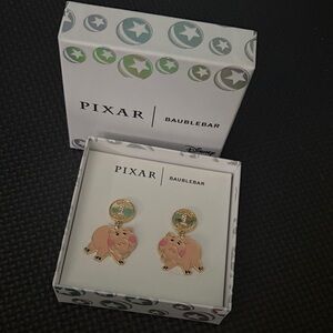BaubleBar Pixar Earrings - Gold and Pink